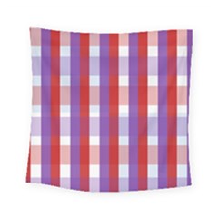 Gingham Pattern Line Square Tapestry (small) by HermanTelo