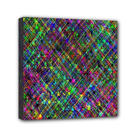 Pattern Artistically Mini Canvas 6  X 6  (stretched)