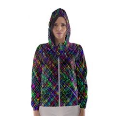 Pattern Artistically Women s Hooded Windbreaker