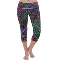 Pattern Artistically Capri Yoga Leggings