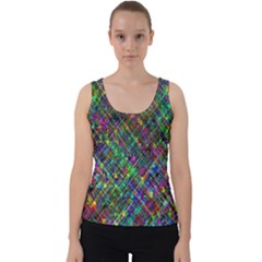 Pattern Artistically Velvet Tank Top