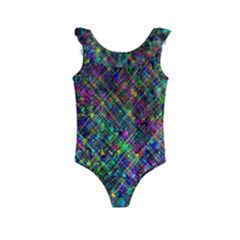 Pattern Artistically Kids  Frill Swimsuit