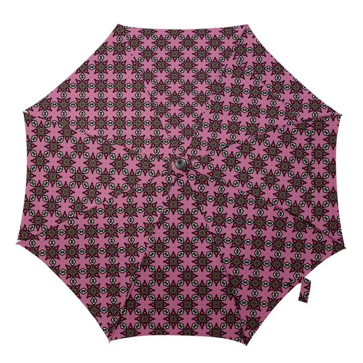 Purple Pattern Texture Hook Handle Umbrellas (Small)