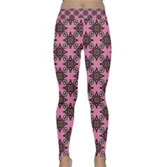 Purple Pattern Texture Classic Yoga Leggings