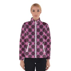 Purple Pattern Texture Winter Jacket by HermanTelo