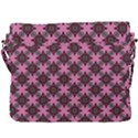 Purple Pattern Texture Buckle Messenger Bag View3