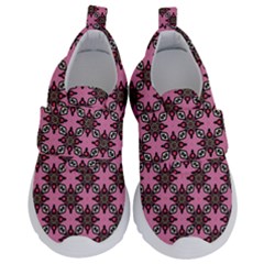 Purple Pattern Texture Kids  Velcro No Lace Shoes by HermanTelo