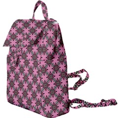 Purple Pattern Texture Buckle Everyday Backpack