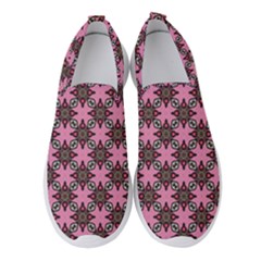 Purple Pattern Texture Women s Slip On Sneakers by HermanTelo