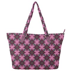 Purple Pattern Texture Full Print Shoulder Bag by HermanTelo