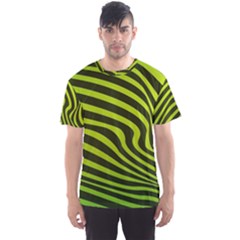 Wave Green Men s Sports Mesh Tee