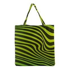 Wave Green Grocery Tote Bag