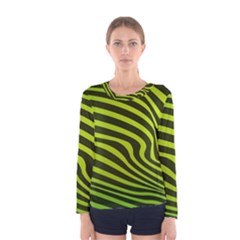 Wave Green Women s Long Sleeve Tee