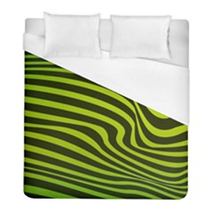 Wave Green Duvet Cover (full/ Double Size) by HermanTelo