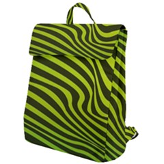 Wave Green Flap Top Backpack by HermanTelo