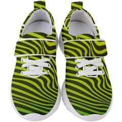 Wave Green Kids  Velcro Strap Shoes by HermanTelo