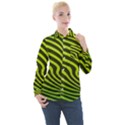 Wave Green Women s Long Sleeve Pocket Shirt View1