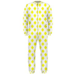 Yellow White Onepiece Jumpsuit (men) 