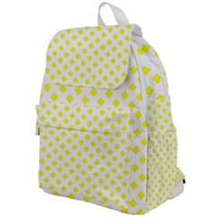 Yellow White Top Flap Backpack by HermanTelo