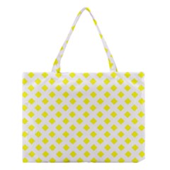 Yellow White Medium Tote Bag