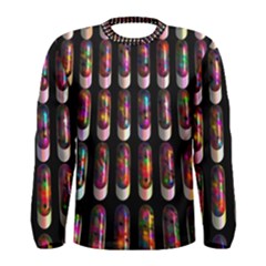 Texture Abstract Men s Long Sleeve Tee