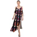 Texture Abstract Maxi Chiffon Cover Up Dress View1