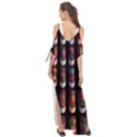 Texture Abstract Maxi Chiffon Cover Up Dress View2