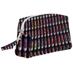 Texture Abstract Wristlet Pouch Bag (large)