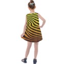 Wave Line Curve Abstract Kids  Summer Dress View2