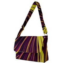 Lines Swinging Fantasy Full Print Messenger Bag by Bajindul