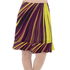 Lines Swinging Fantasy Fishtail Chiffon Skirt