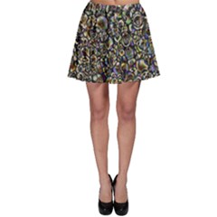 Circle Plasma Artistically Abstract Skater Skirt by Bajindul