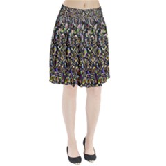 Circle Plasma Artistically Abstract Pleated Skirt by Bajindul