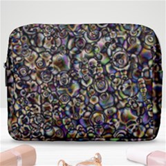 Circle Plasma Artistically Abstract Make Up Pouch (large) by Bajindul