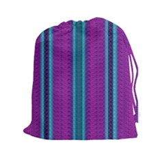 Fabric Pattern Color Structure Drawstring Pouch (xxl) by Bajindul