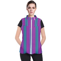 Fabric Pattern Color Structure Women s Puffer Vest by Bajindul