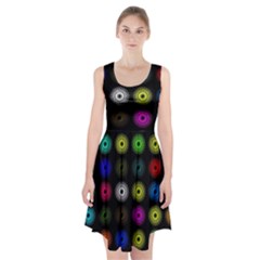 Flowers Arrangement Symmetry Racerback Midi Dress by Bajindul