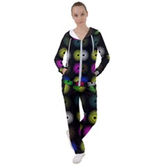 Flowers Arrangement Symmetry Women s Tracksuit by Bajindul