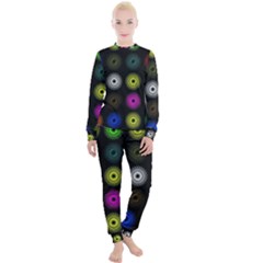 Flowers Arrangement Symmetry Women s Lounge Set