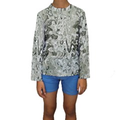 Abstract Stone Texture Kids  Long Sleeve Swimwear by Bajindul