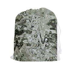 Abstract Stone Texture Drawstring Pouch (xxl) by Bajindul