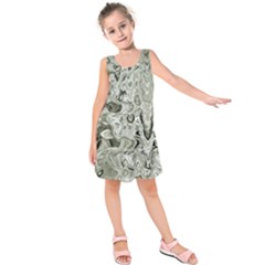 Abstract Stone Texture Kids  Sleeveless Dress by Bajindul