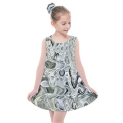 Abstract Stone Texture Kids  Summer Dress by Bajindul