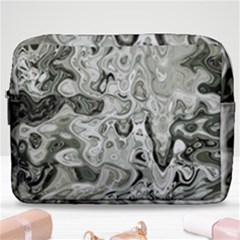 Abstract Stone Texture Make Up Pouch (large) by Bajindul