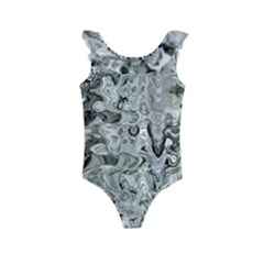 Abstract Stone Texture Kids  Frill Swimsuit by Bajindul