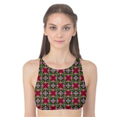 Decorative Flower Tank Bikini Top by Bajindul