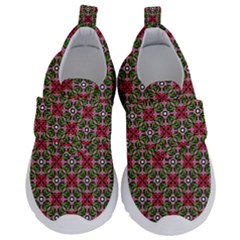 Decorative Flower Kids  Velcro No Lace Shoes by Bajindul