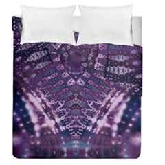 Purple Love Duvet Cover Double Side (queen Size) by KirstenStar