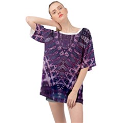 Purple Love Oversized Chiffon Top