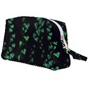 Botanical Dark Print Wristlet Pouch Bag (Large) View2